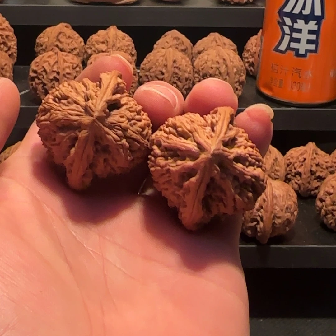 桃核把件落*秋涿鹿天残40.5