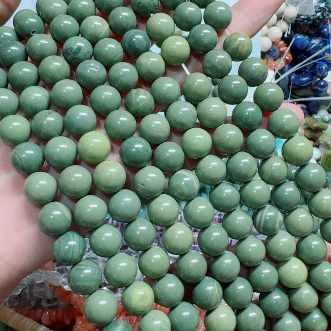 玛瑙/玉髓合金珠宝半成品10绿阿拉善一条