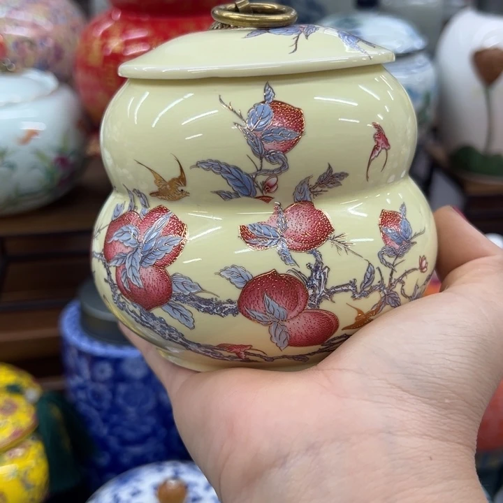 瓷片茶叶罐茶叶罐