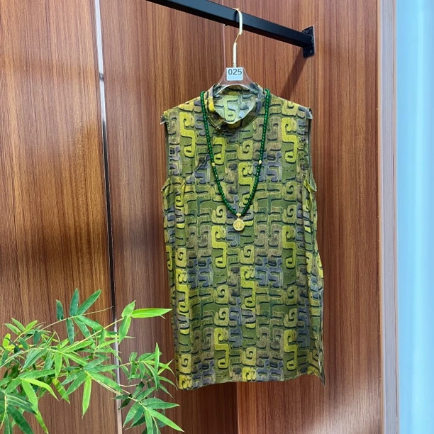 【森林青兰】新中式国风桑蚕丝气质高级显年轻夏季衬衫