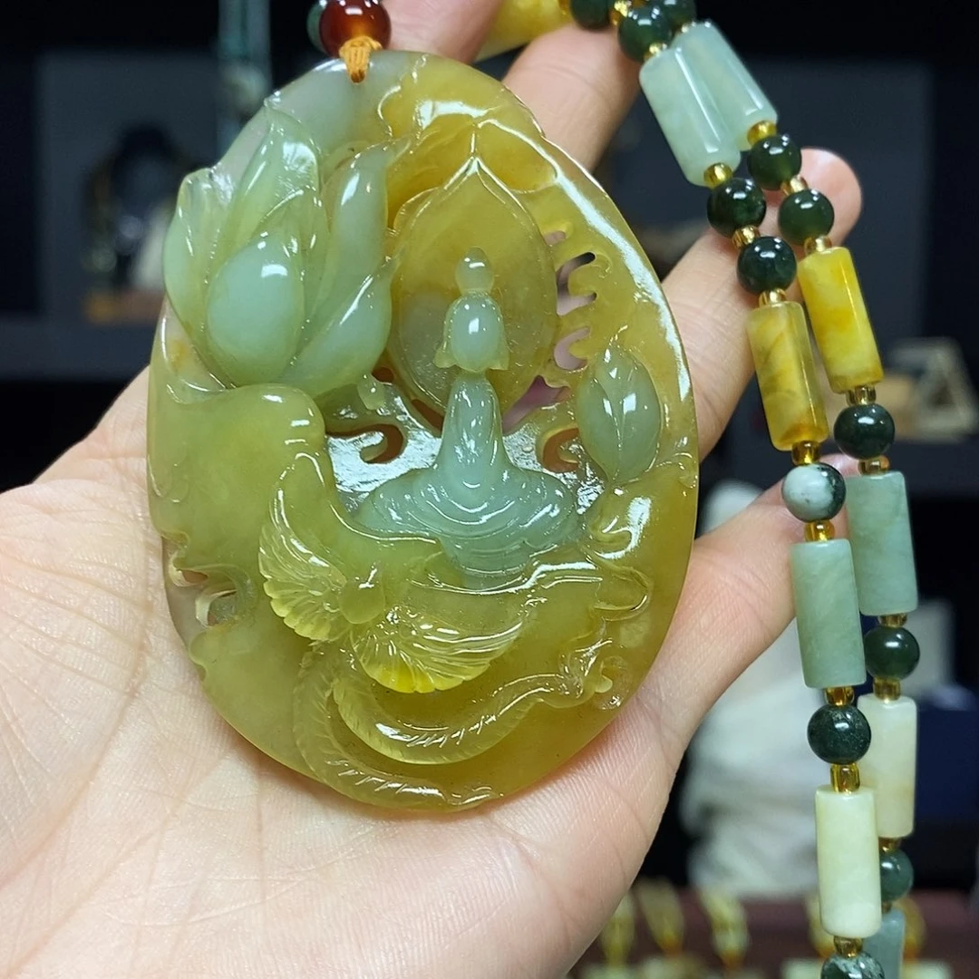 岫玉挂件吊坠未镶嵌