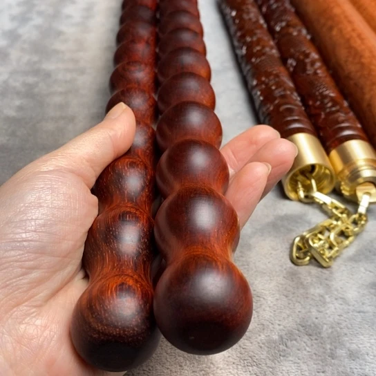 大果紫檀（缅甸花梨）日**辉葫芦棍2个