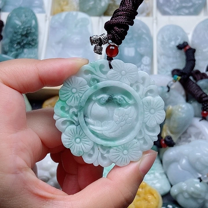 翡翠未镶嵌吊坠(不含链)翡翠