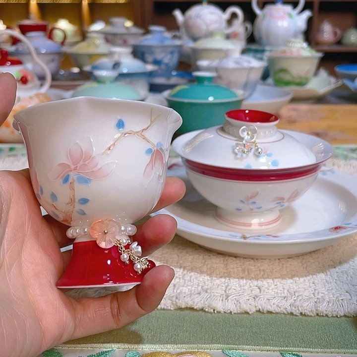 【闪购商品】蔡*蔚三件套玉兰花