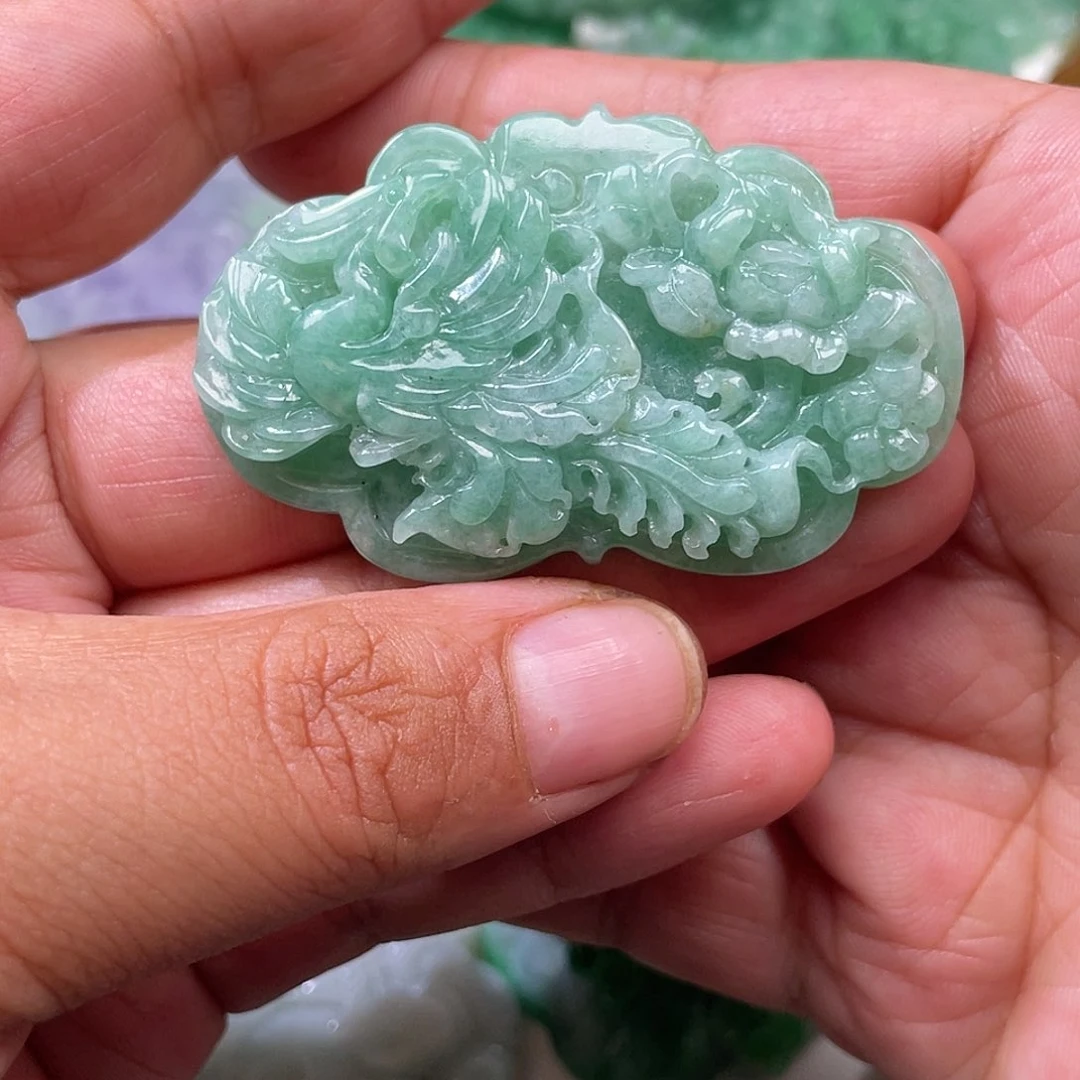 颈饰未镶嵌翡翠翡玉缘翡翠