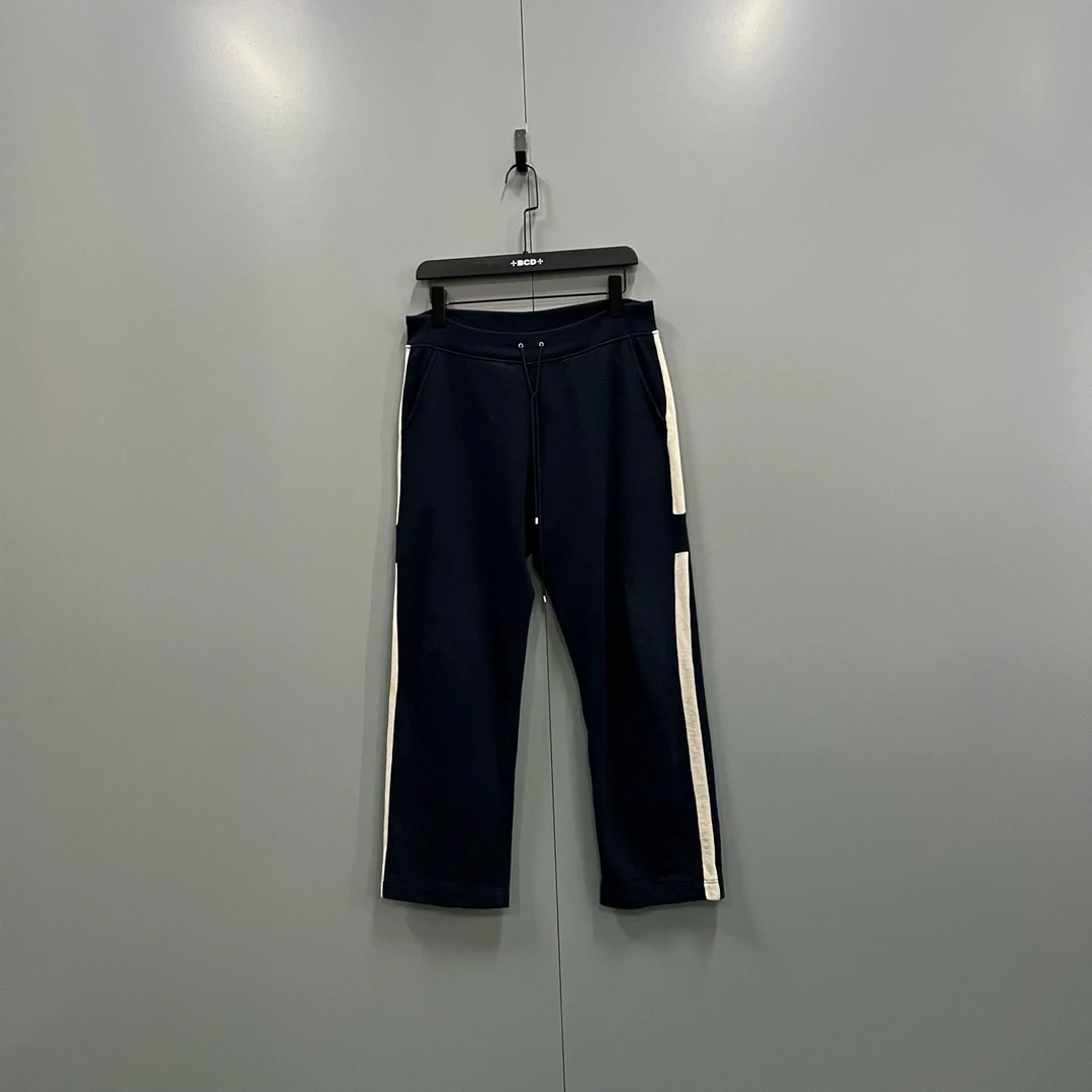 99新 Hermes/爱马仕 (ll)  侧边条纹抽绳休闲长裤 S码/207010