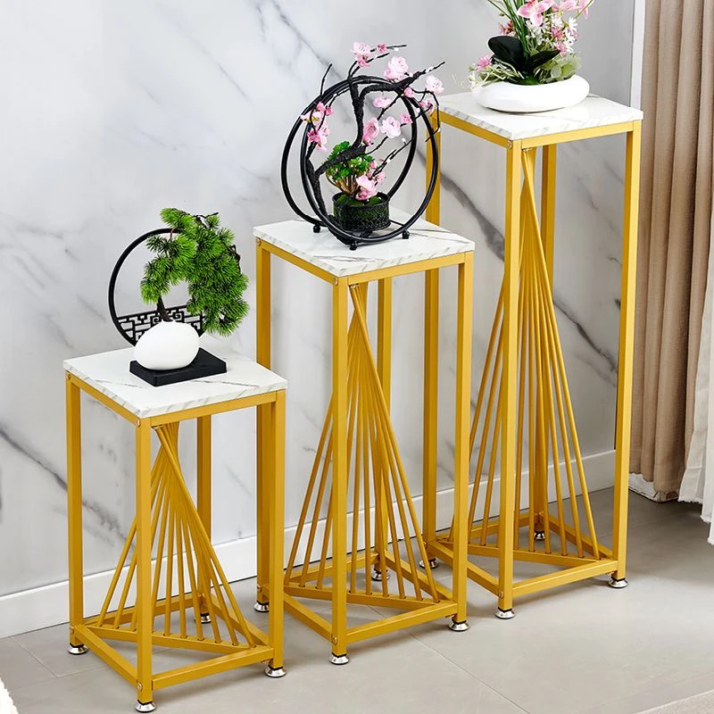 北欧轻奢风落地玄关式花架摆件客厅家用绿萝室内花盆装饰架