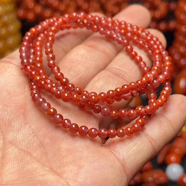 南红玛瑙未镶嵌手串