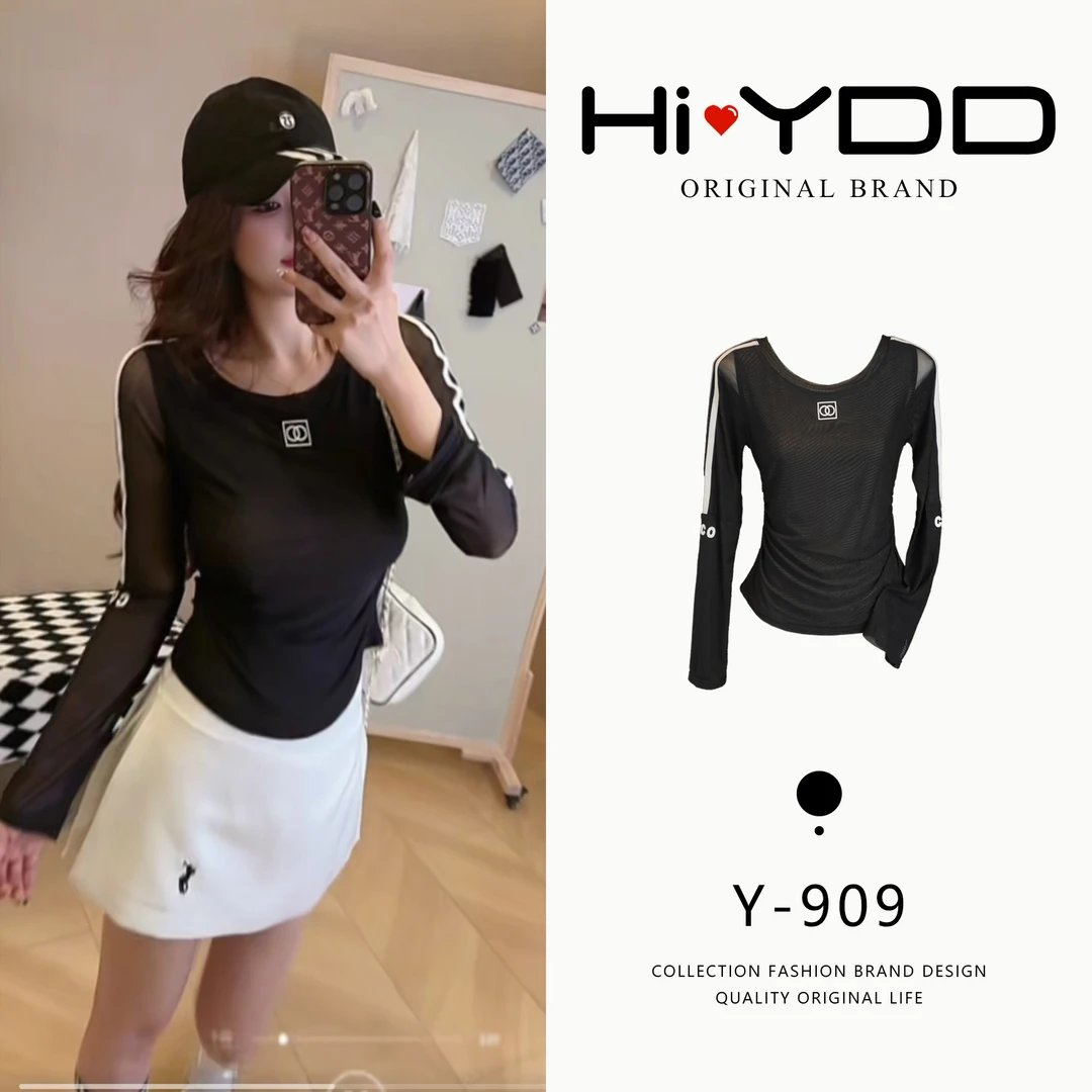 YDD•「Y-909」夏季新款简约修身时尚潮流休闲百搭上衣XZ-8320