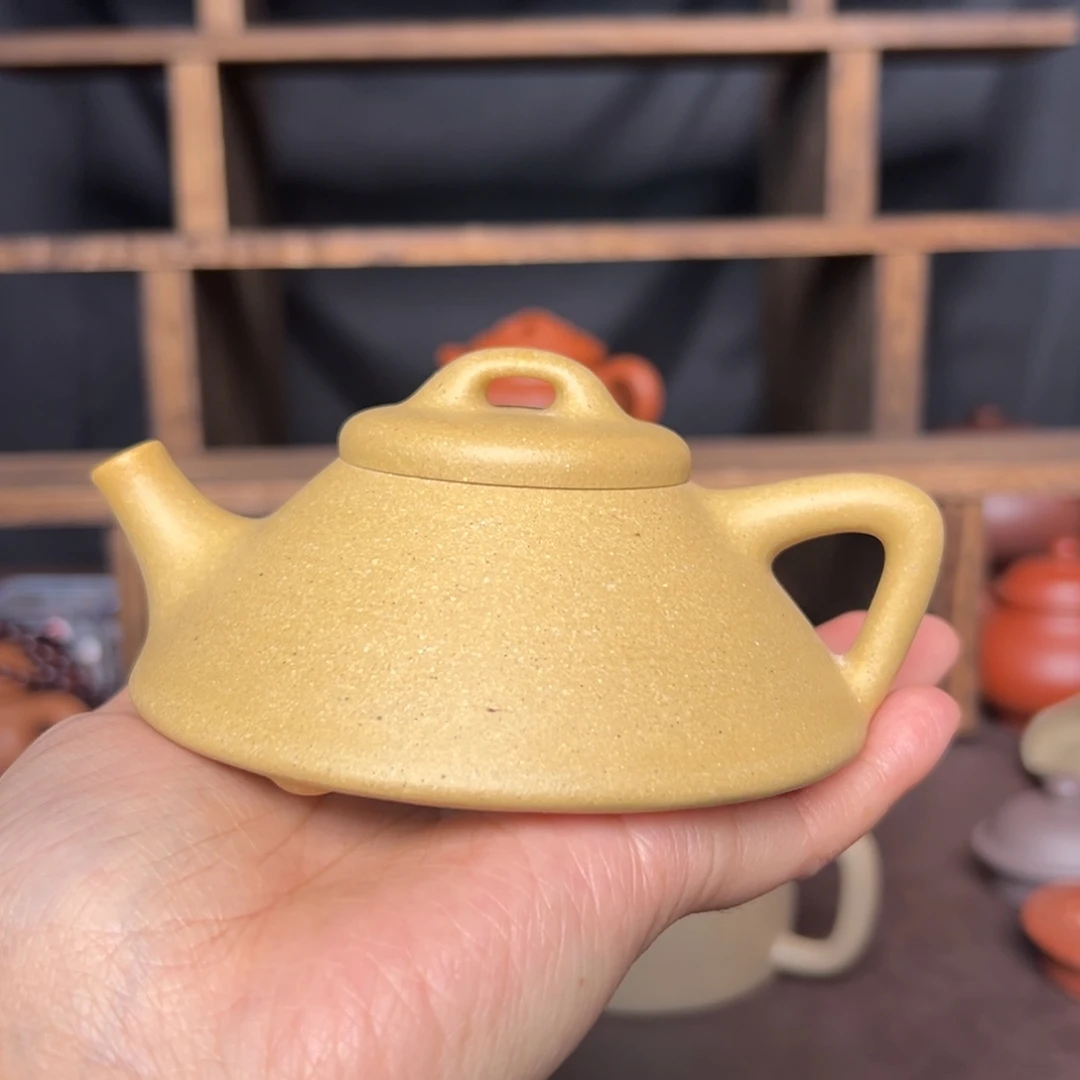 唐***糖茶壶紫砂微瑕本山绿文瓢150毫升