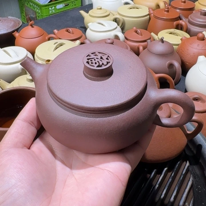 茶壶紫砂底槽清福韵汉瓦300cc