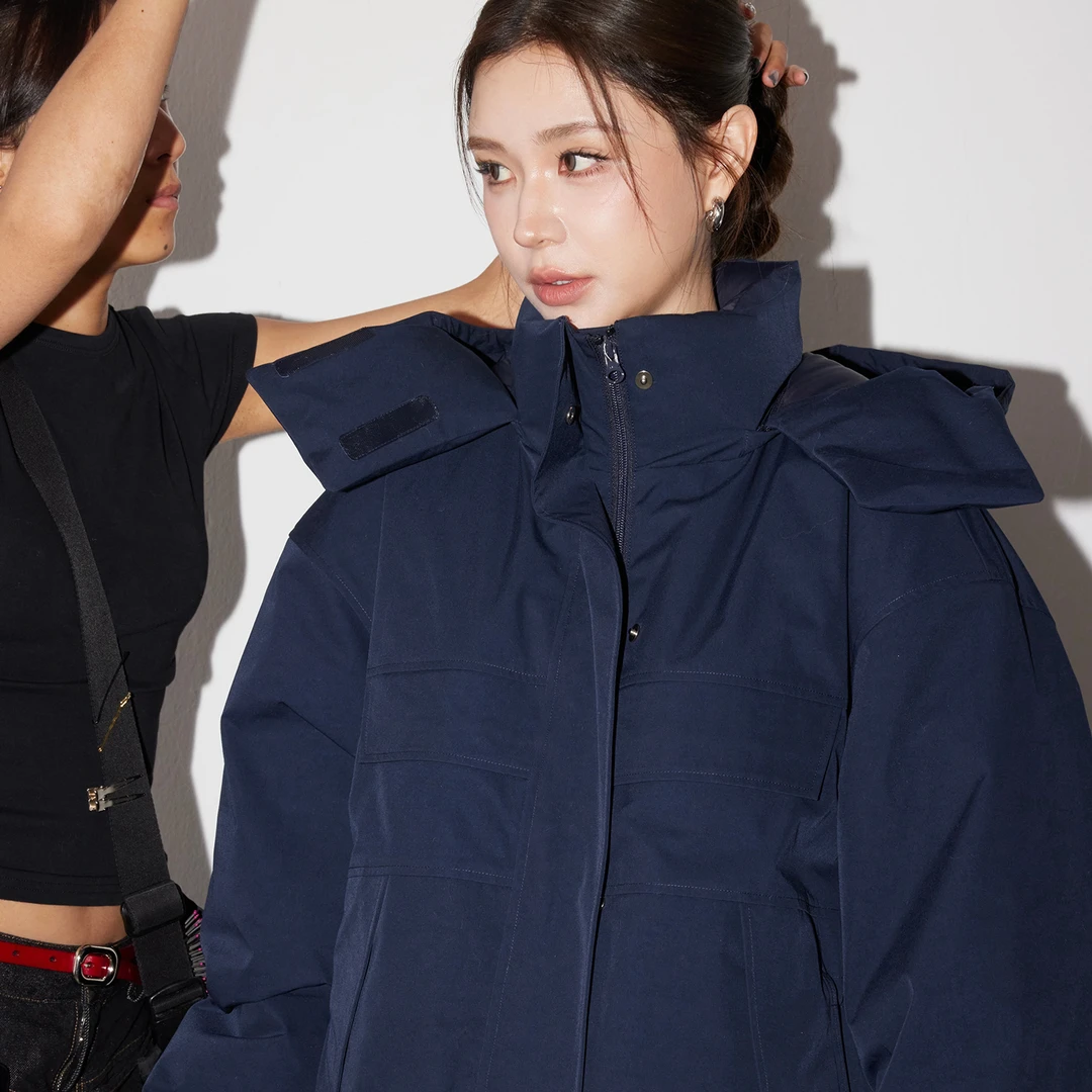 "T0P级松花江95白鹅绒 拒水防风独家羽绒服