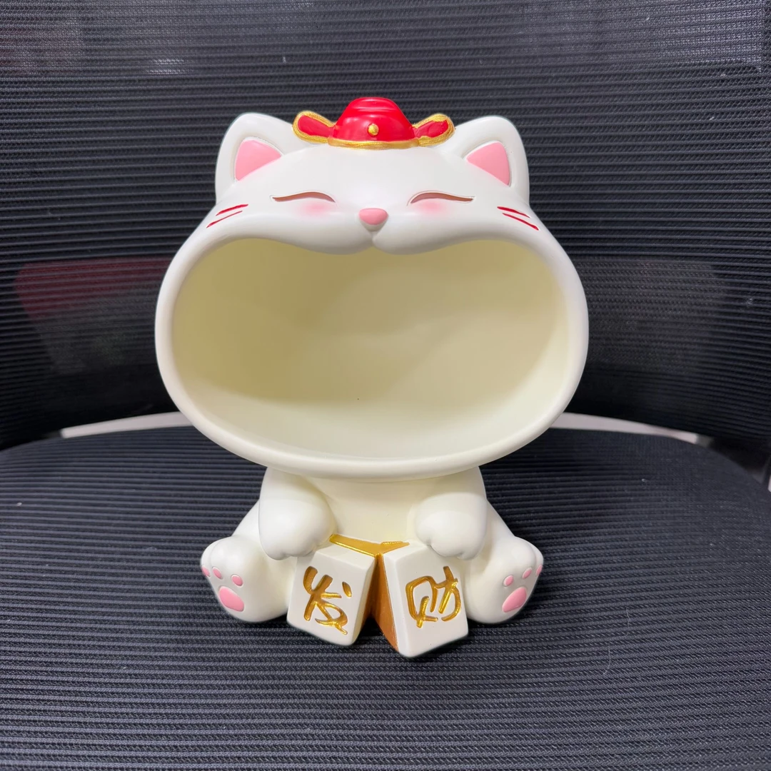 【梦想家百货专属】家用玄关猫摆件1个M756