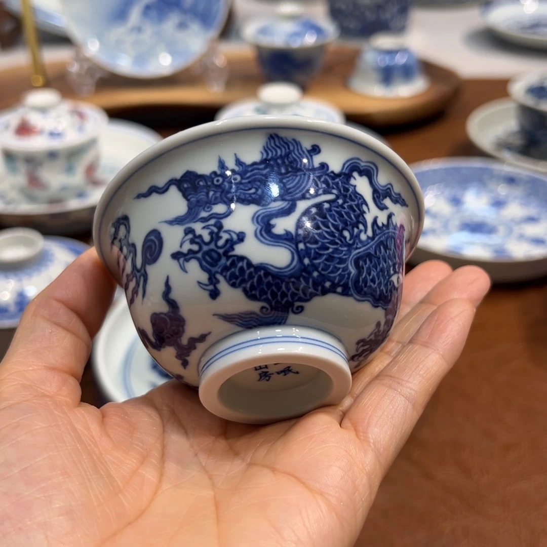 杯子龙纹压手杯纯手工