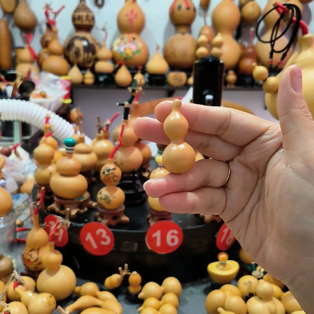 元**九葫芦福禄双全手把件