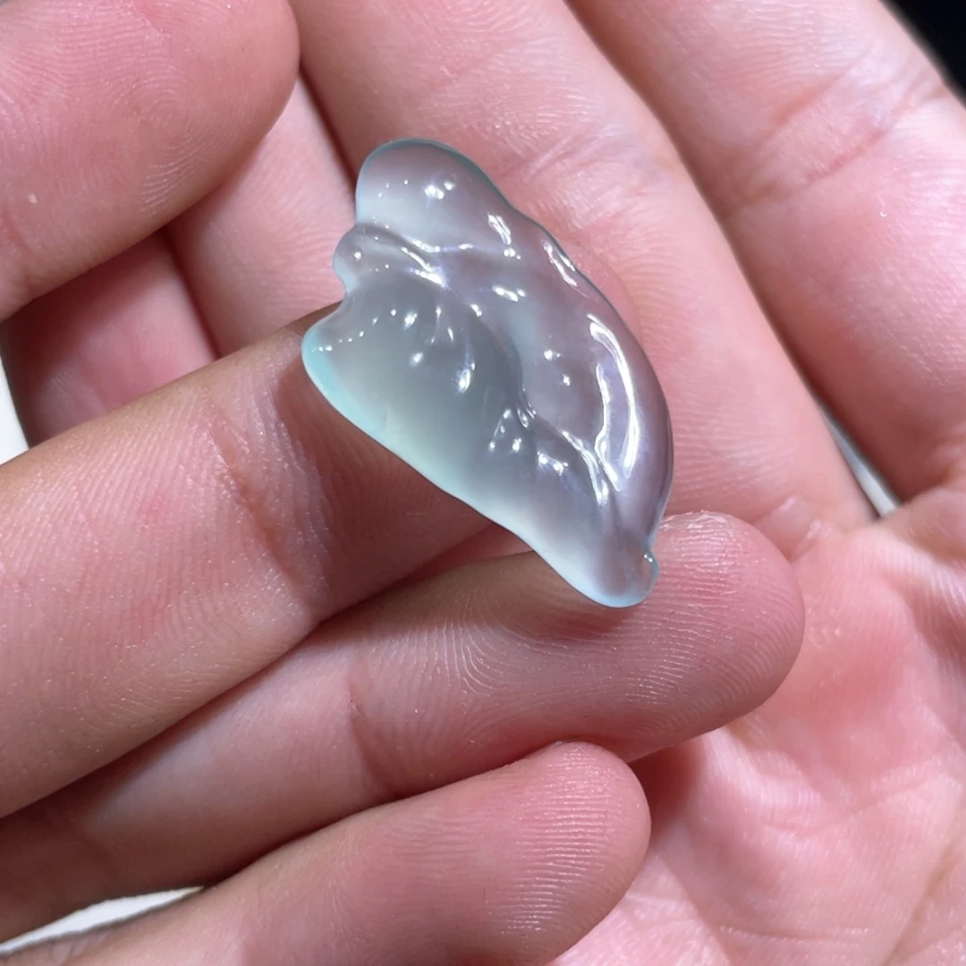 颈饰未镶嵌翡翠随形叶子