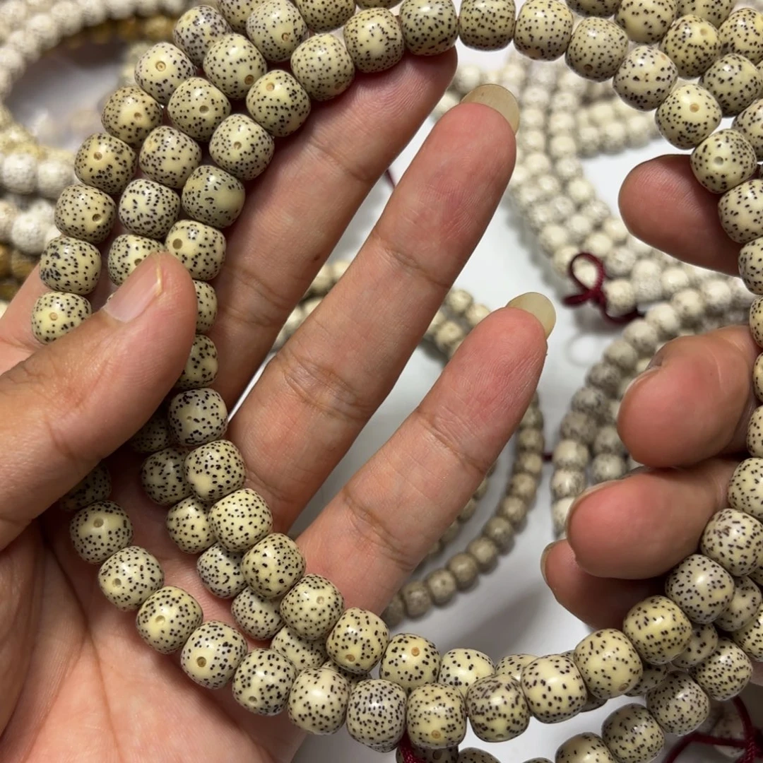 星月菩提手串星月石玉料9*8