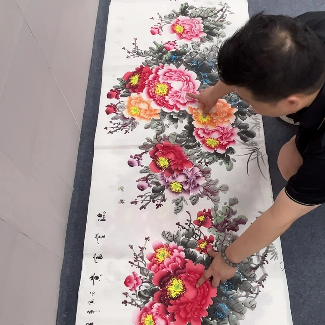 国画国画作品宣纸纯手绘