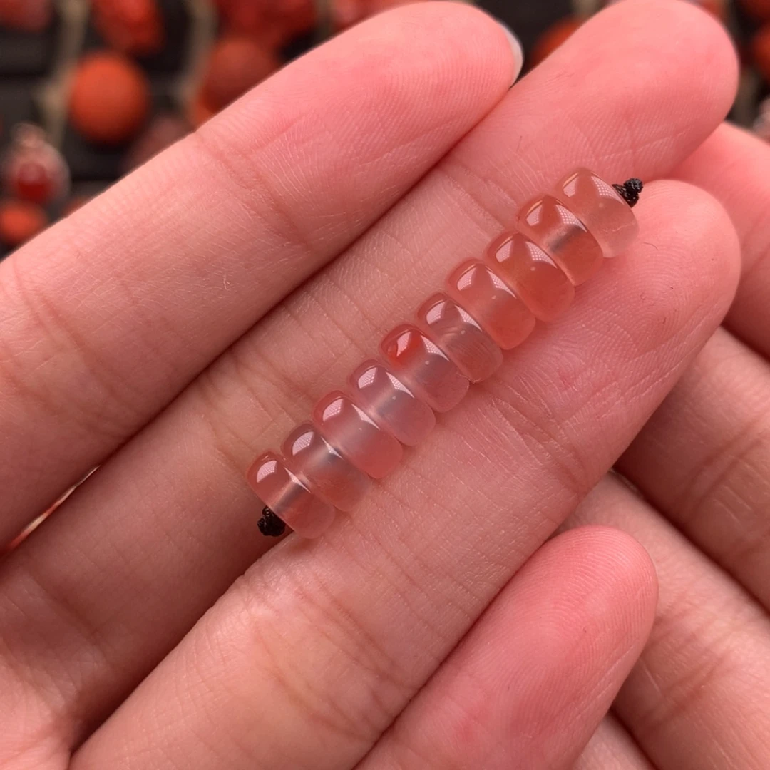 南红玛瑙未镶嵌冰飘隔片7+