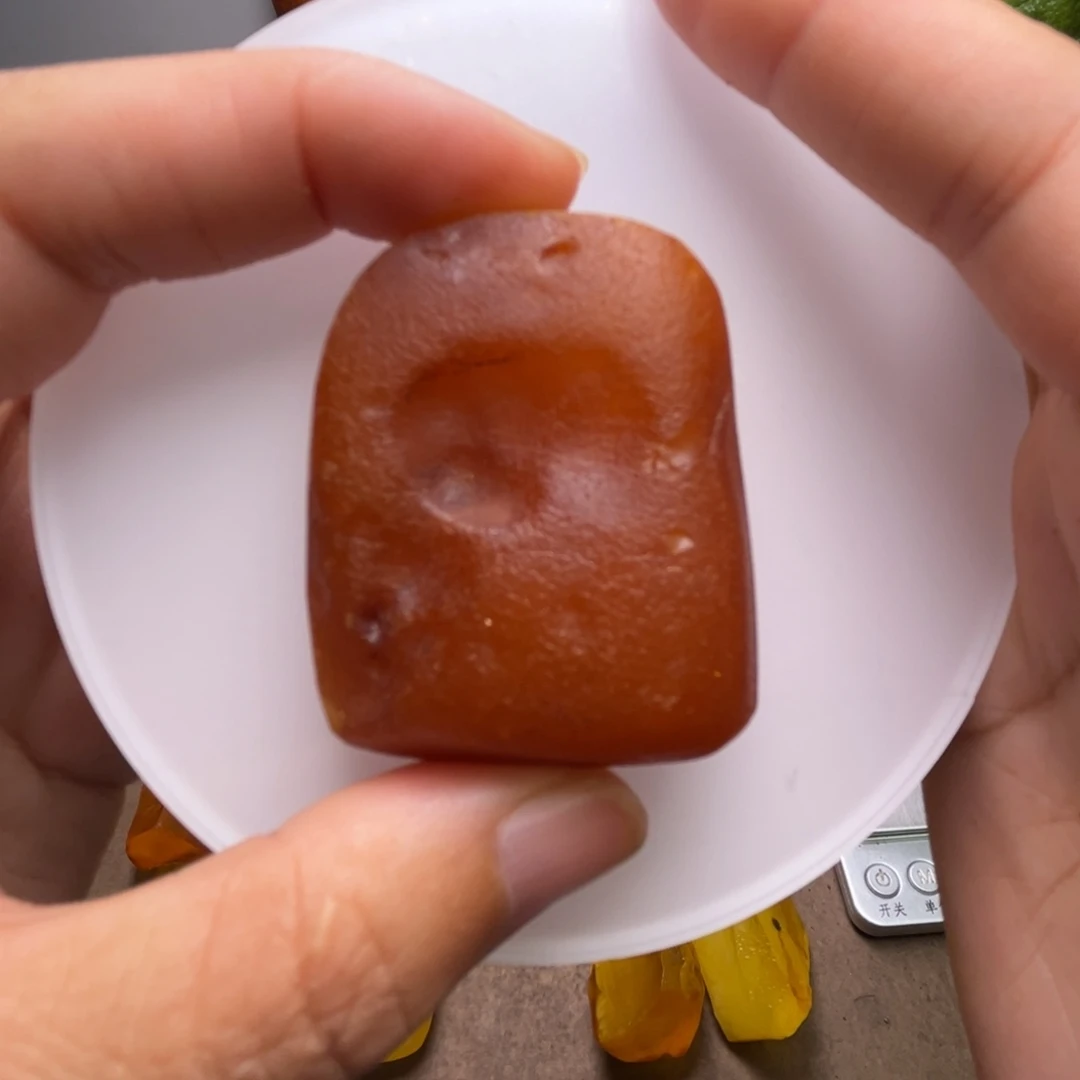 定制琥珀未镶嵌琥珀蜜蜡原石定制有瑕