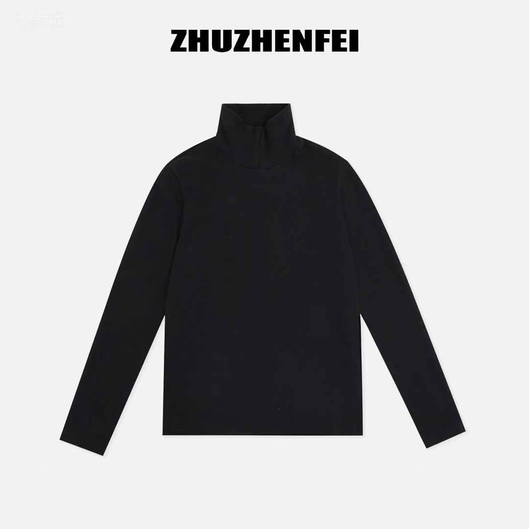 ZHUZHENFEI  秋冬保暖圆领修身显瘦高领打底衫-Z354112