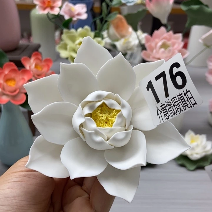 陶瓷手工制作陶瓷花