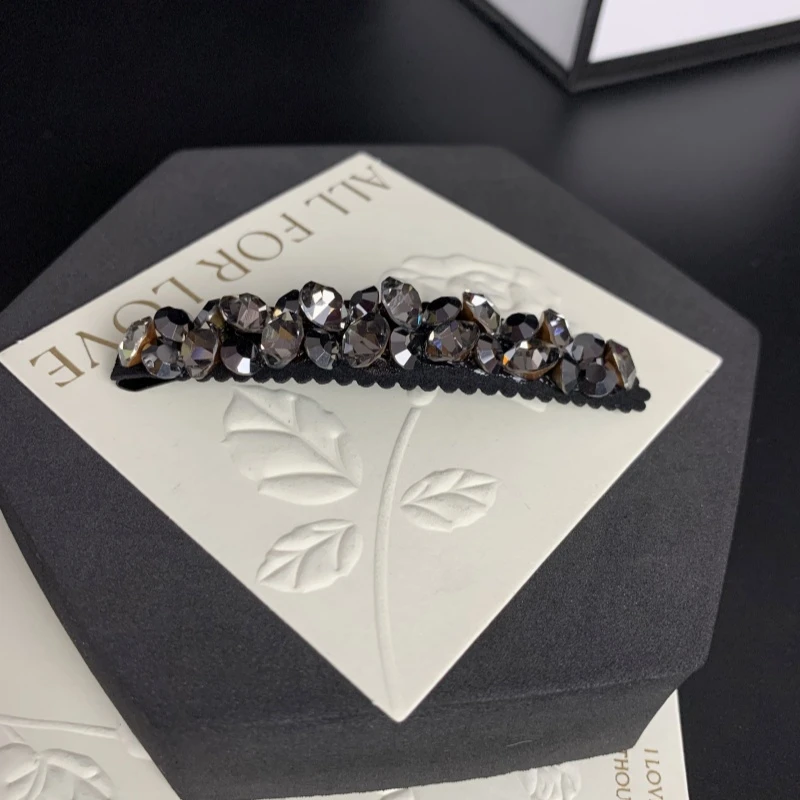 K170【金闪闪】8厘米灰色立钻BB夹