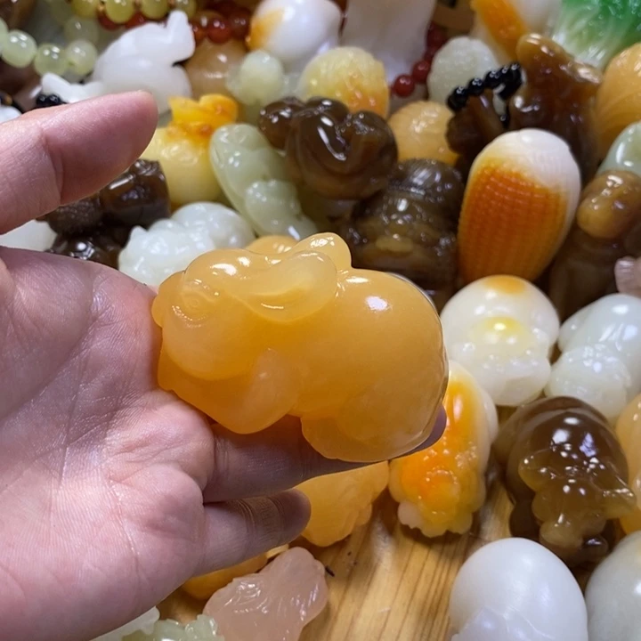 手把件挂件吊坠兔子