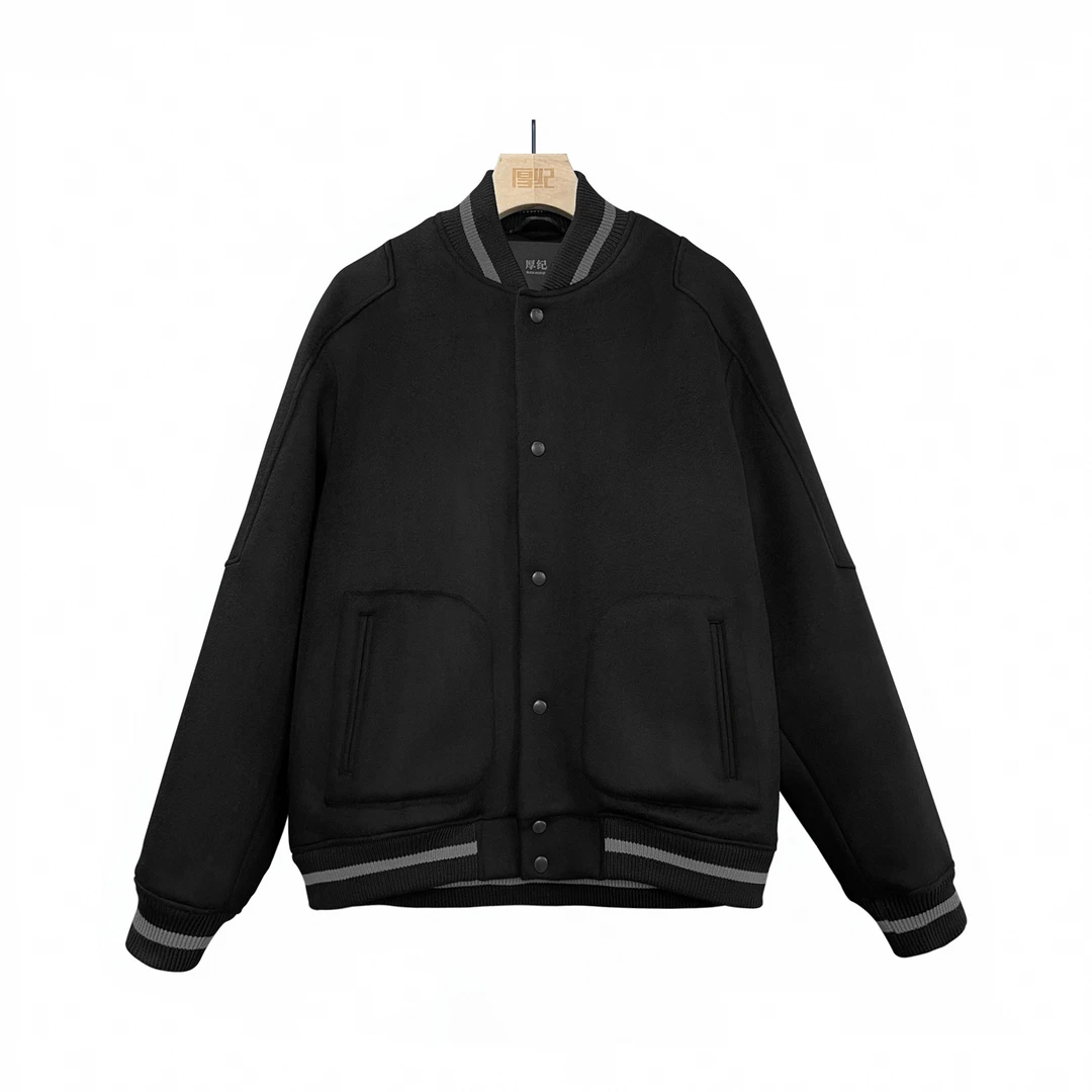 【BlackMystery】 新纽约 冬季设计师限定休闲时尚棒球领外套 8812