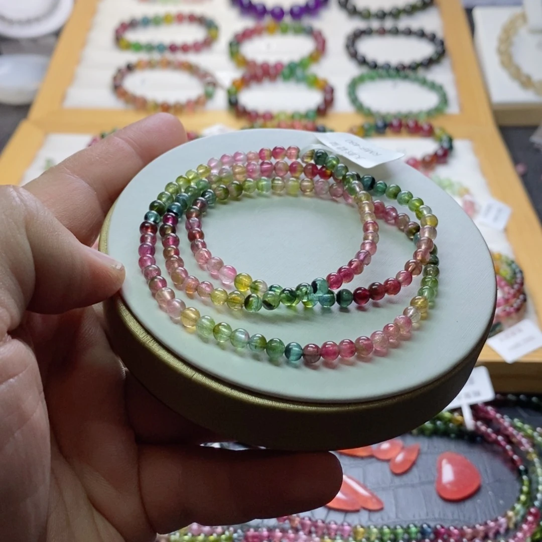 碧玺碧玺手链未镶嵌