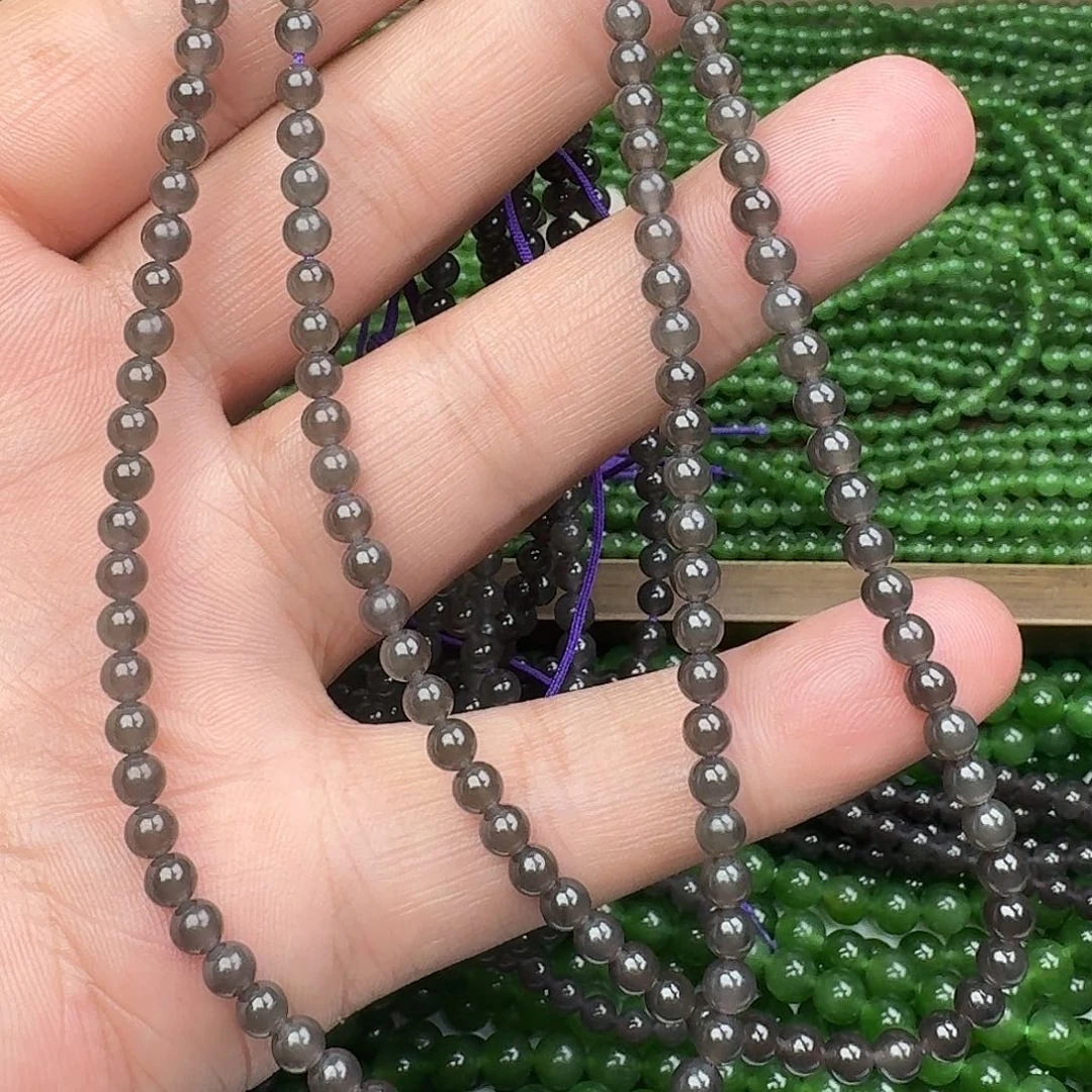 和田玉未镶嵌颈饰青海料冰烟紫卡4 买一发一