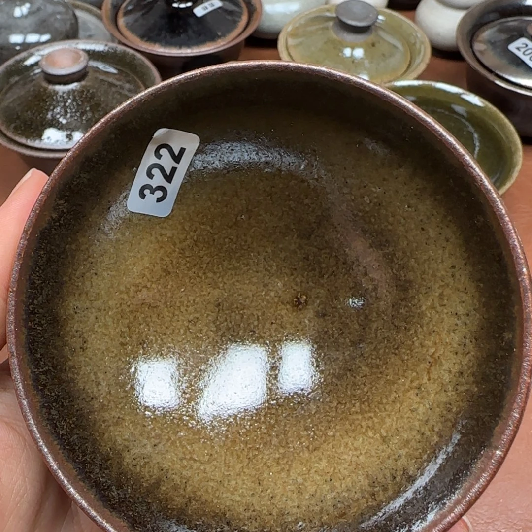 茶盏龙窑柴烧原矿原釉322