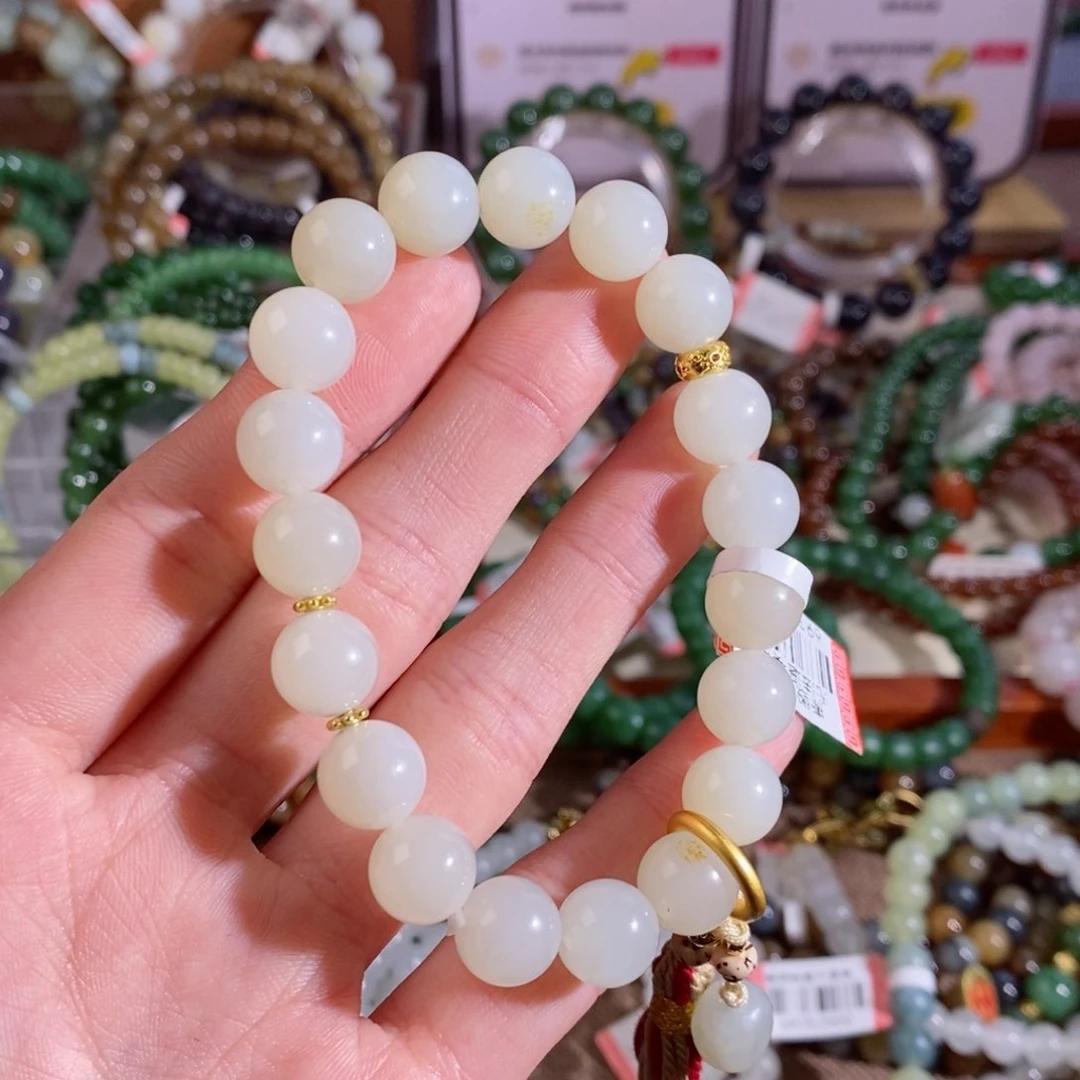 和田玉手链未镶嵌