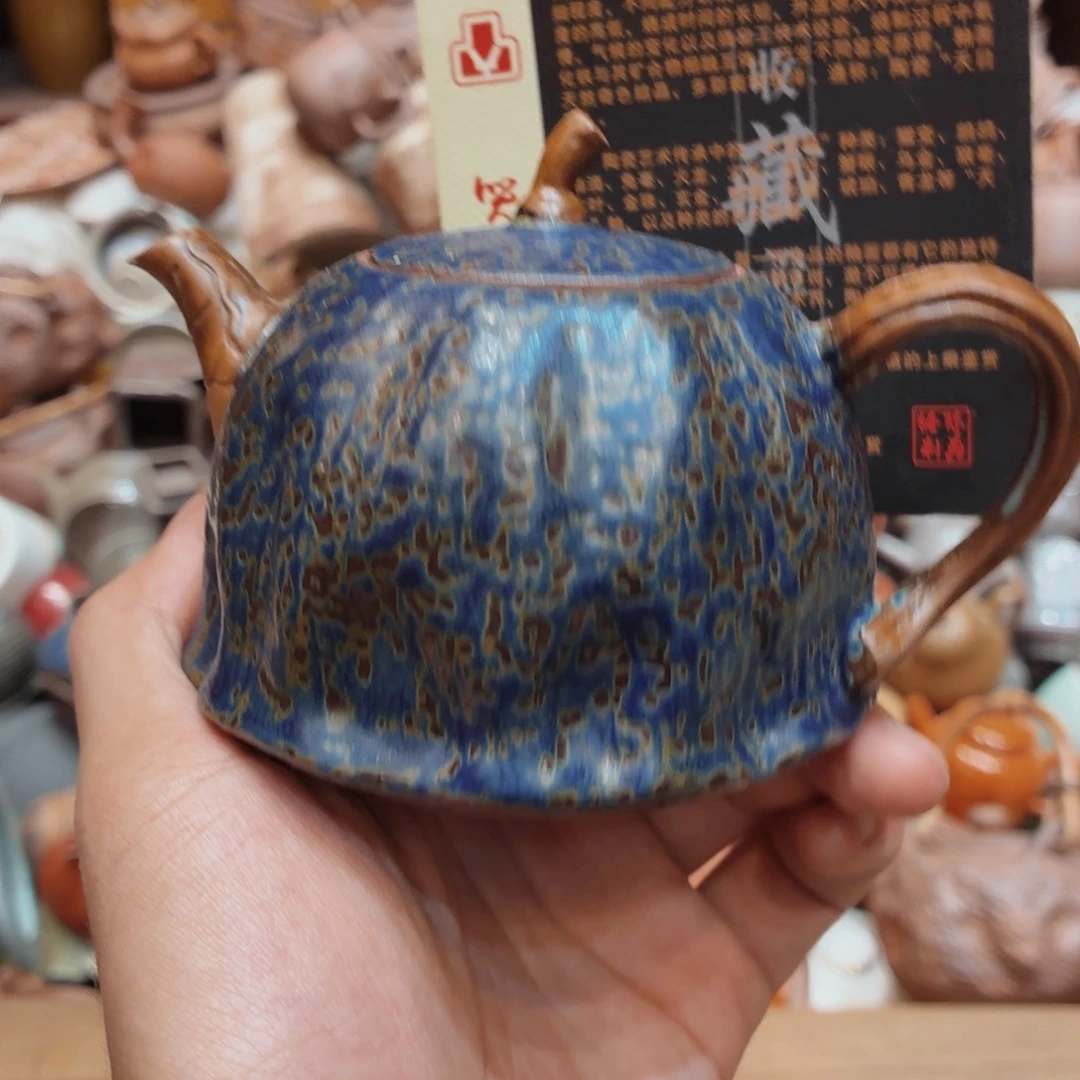 柴烧老岩泥高温茶器皿