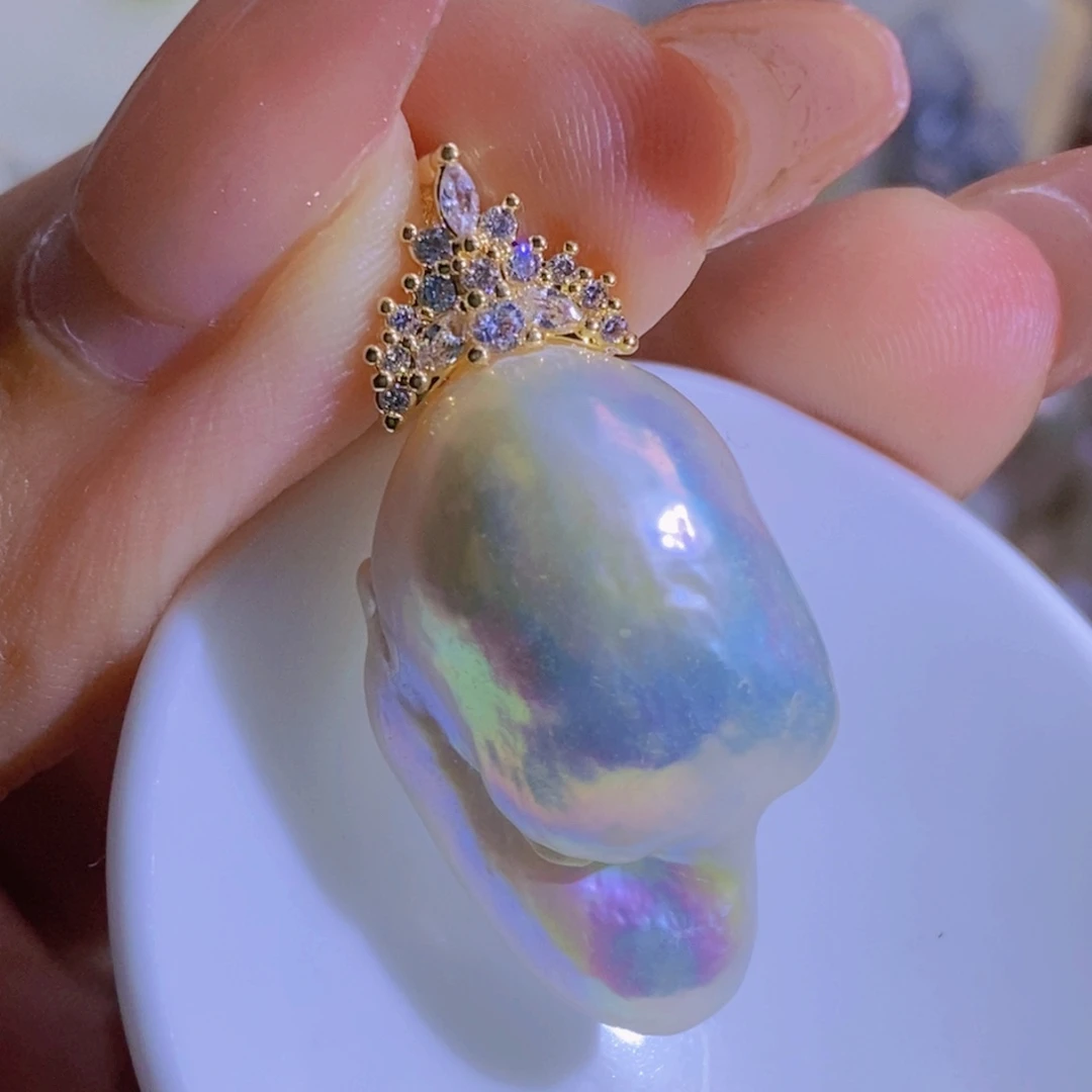淡水珍珠合金天然淡水珍珠（微瑕）