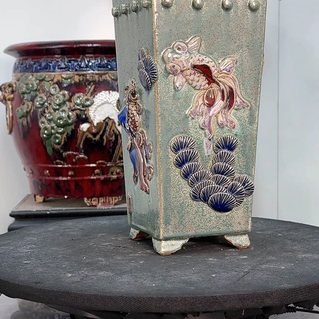 红陶喜*见绿植花盆