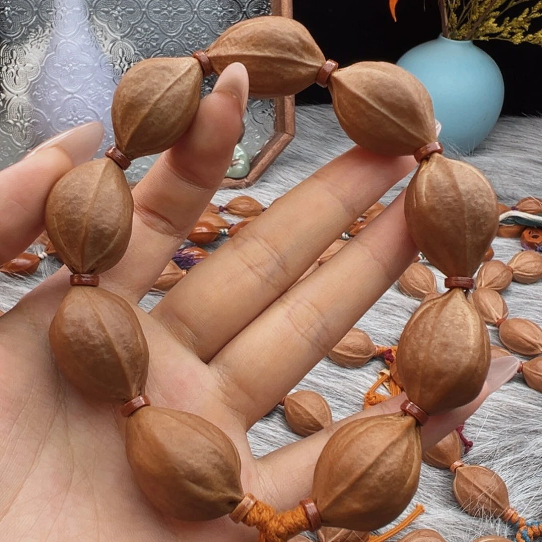 手串橄榄核梅林铁核19×28素串鲨鱼背