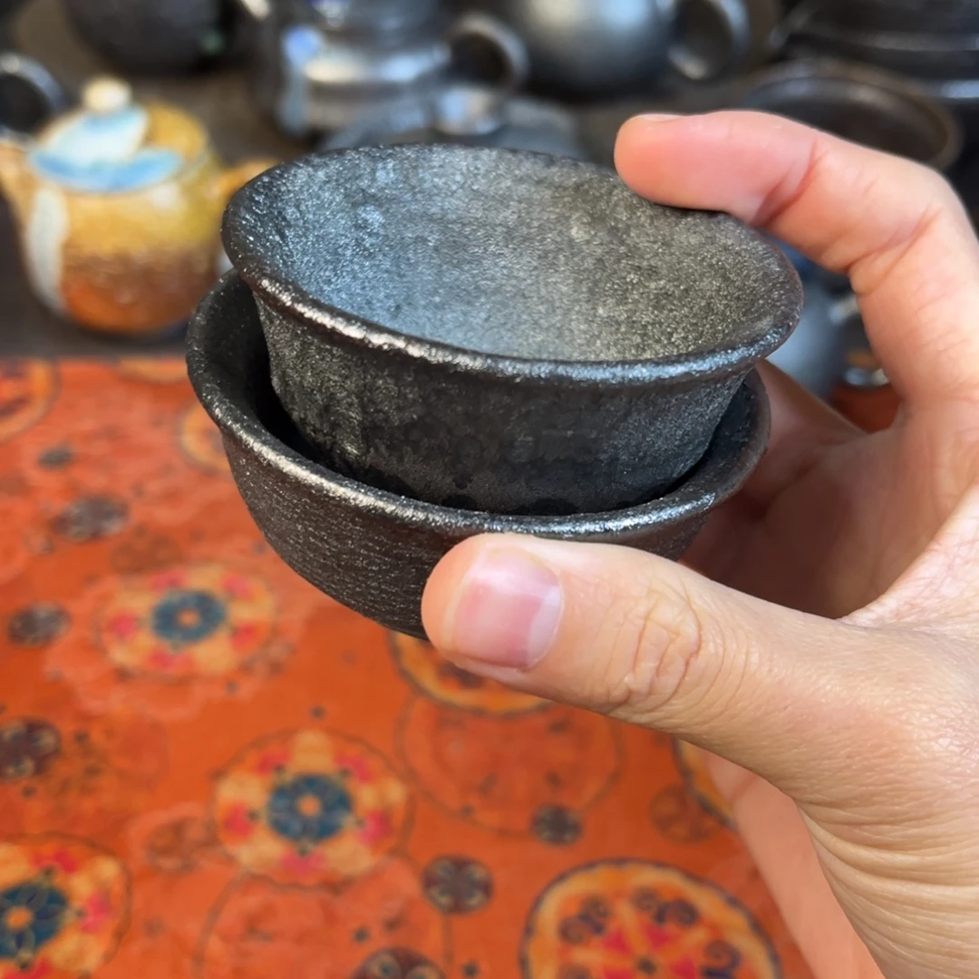 初***心柴烧茶器柴烧茶器