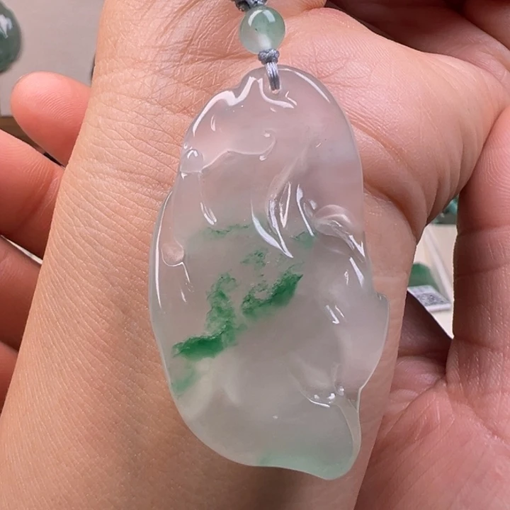 石英质玉未镶嵌吊坠(不含链)