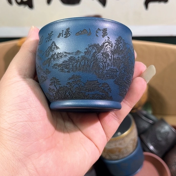 茶杯紫砂全手工紫砂主人杯