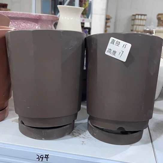 多肉绿植陶瓷花盆9.9包邮,有孔