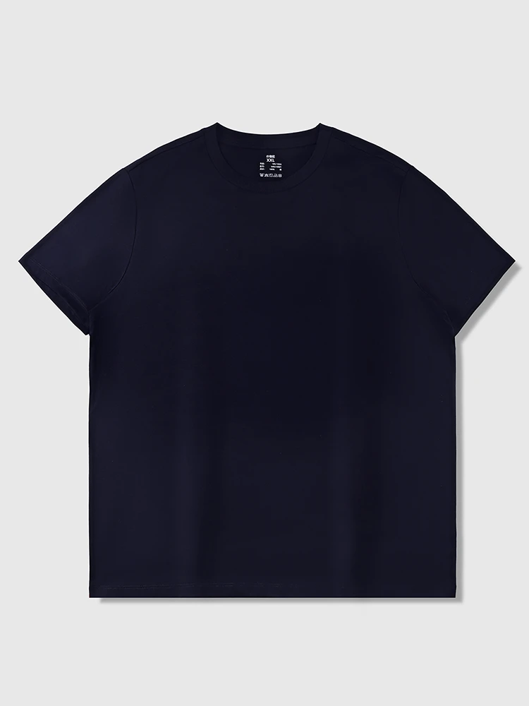 鹿岛会员店WBU10001男式圆领短袖T恤男式多色百搭短