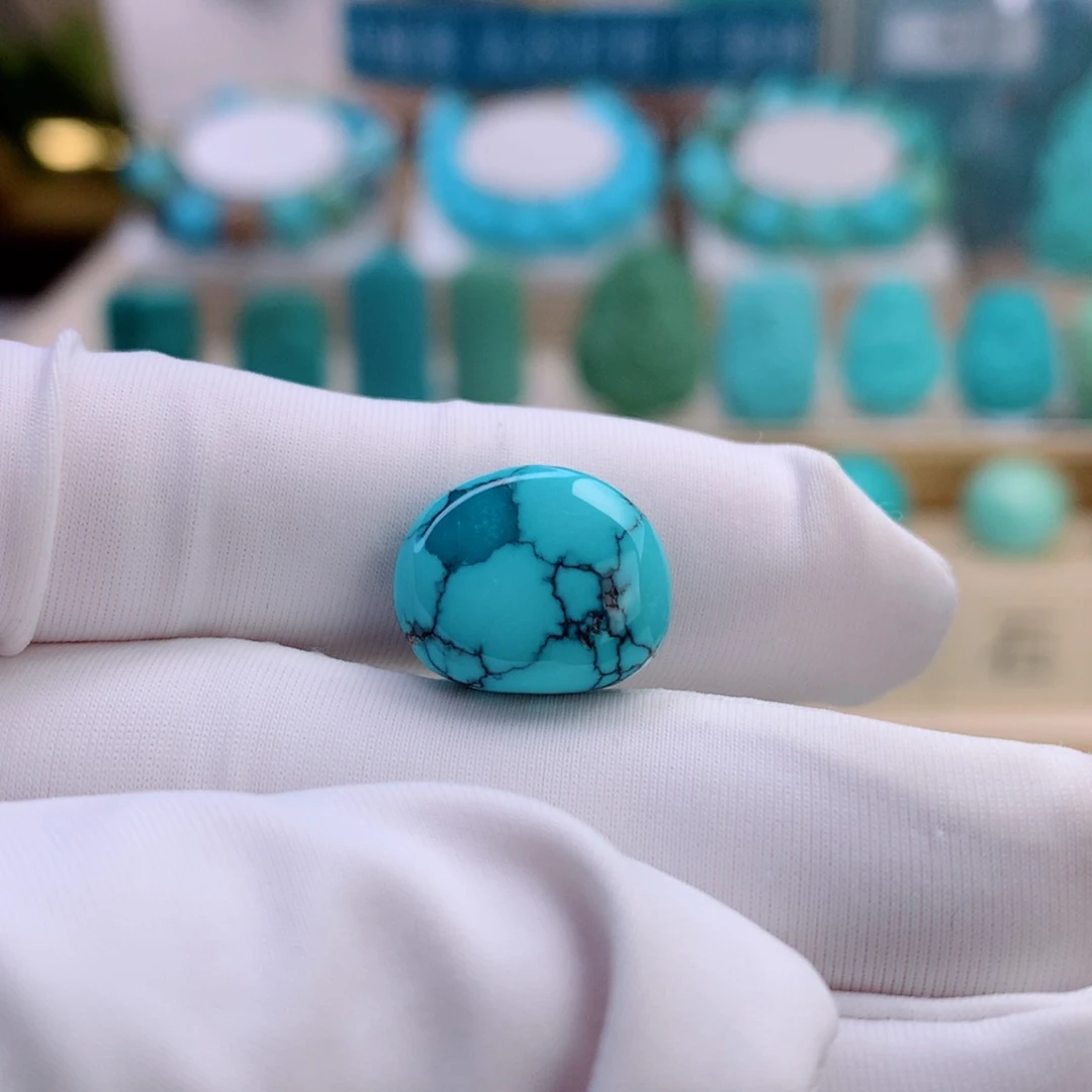 绿松石未镶嵌挂件