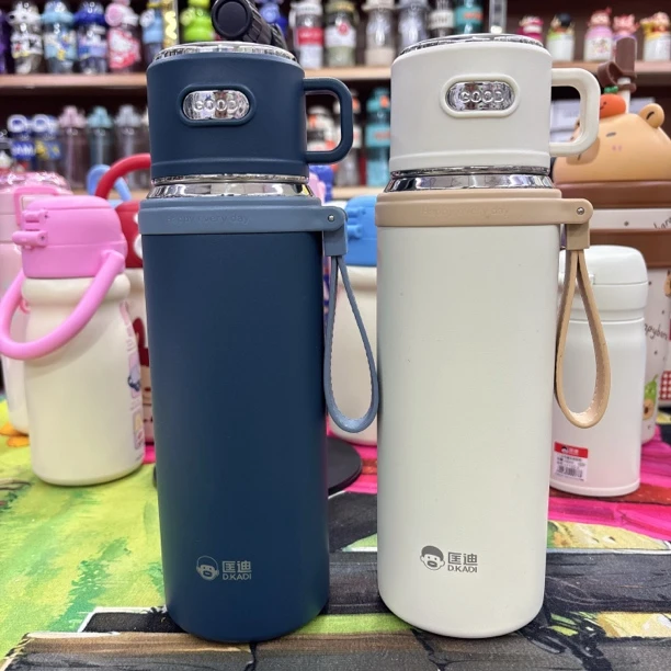 316不锈钢保温杯钢盖简约茶杯保温杯杯子女士高颜值便携水杯男款