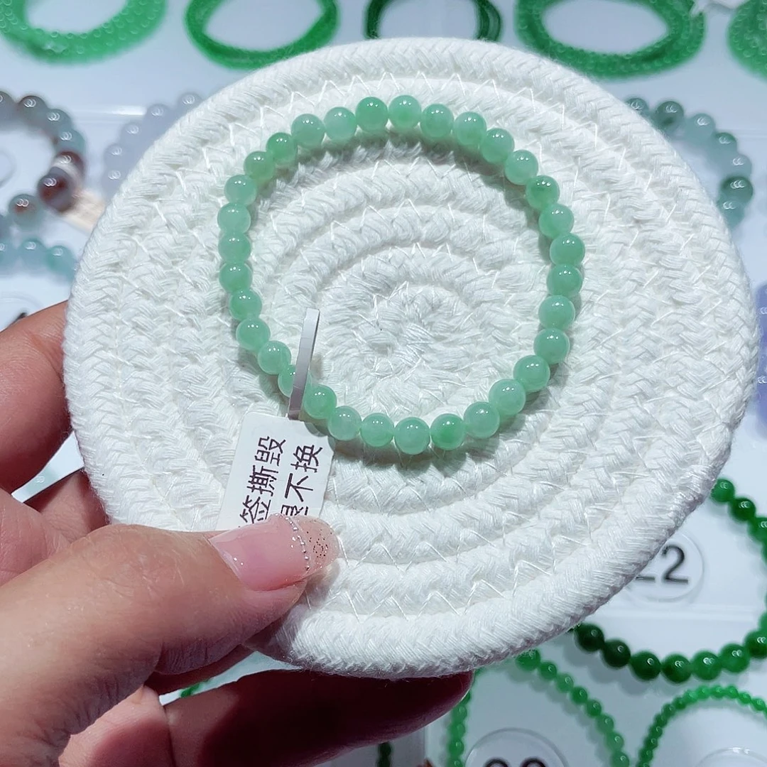 未镶嵌手链翡翠天然缅甸翡翠A货