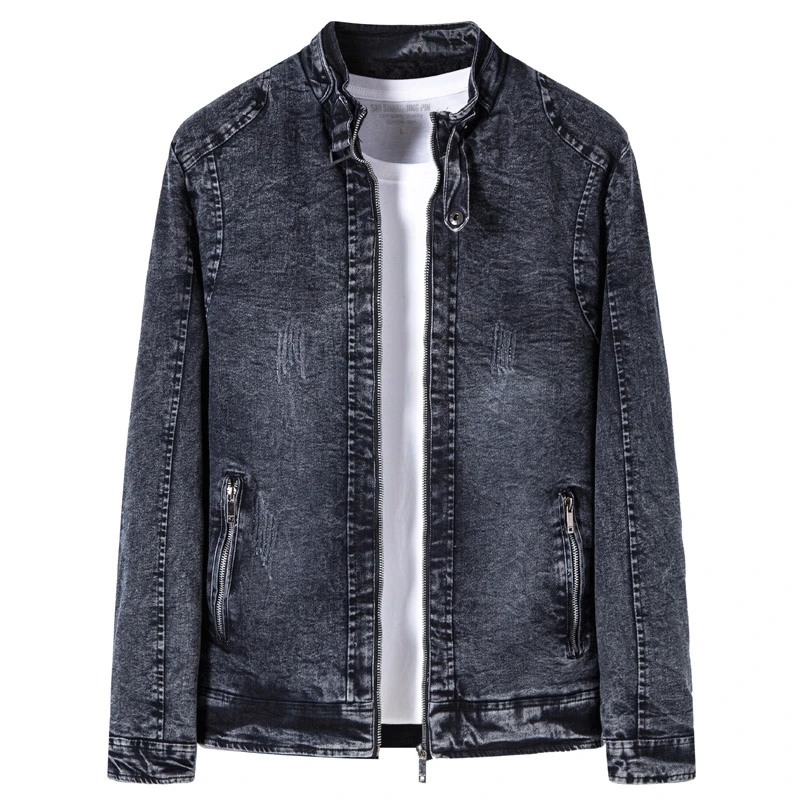 男士夹克爆款2025新款潮流高级感外套修身冬季韩版帅气牛仔外套男