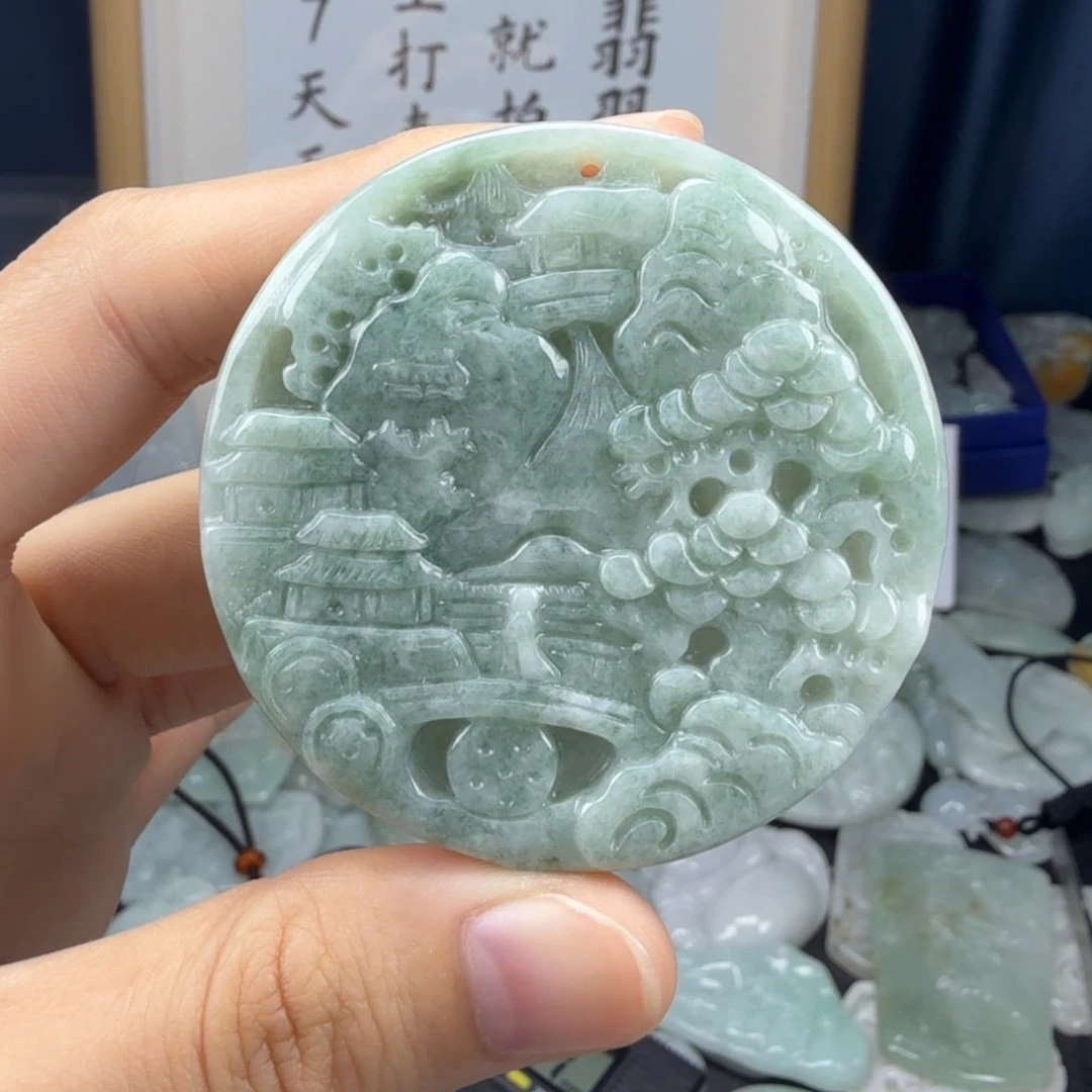 颈饰未镶嵌翡翠翡翠