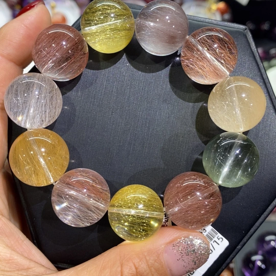 手串未镶嵌水晶钢丝兔毛18