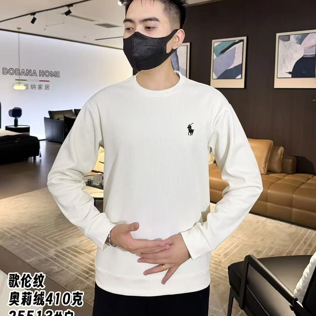 男士圆领卫衣秋季刺绣长袖运动25513