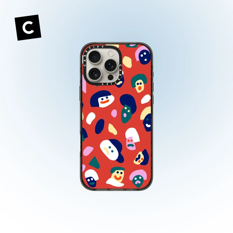 【达人】CASETiFY 水磨石派对 用于iPhone16/15手机壳